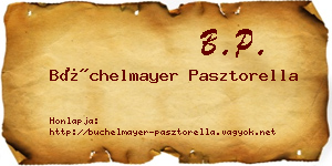 Büchelmayer Pasztorella névjegykártya